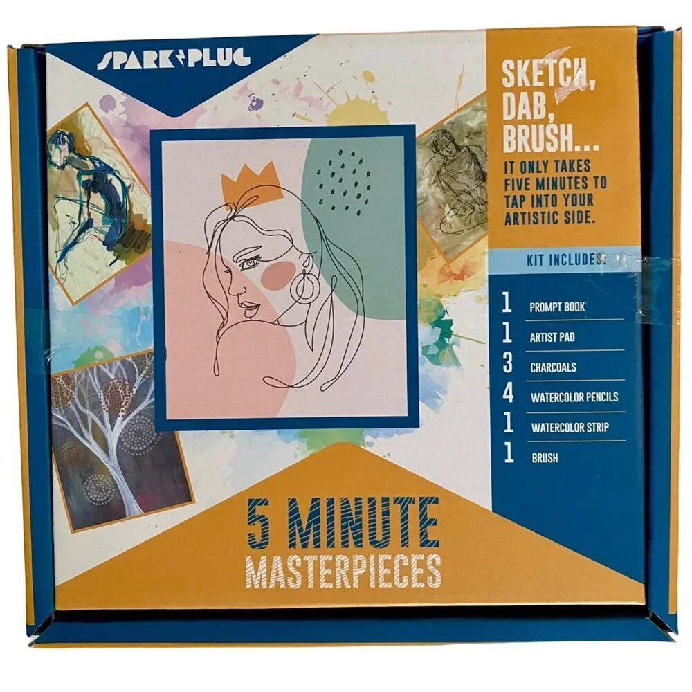 Sparkplug 5 Minute Masterpieces Art Kit Brand New in Box